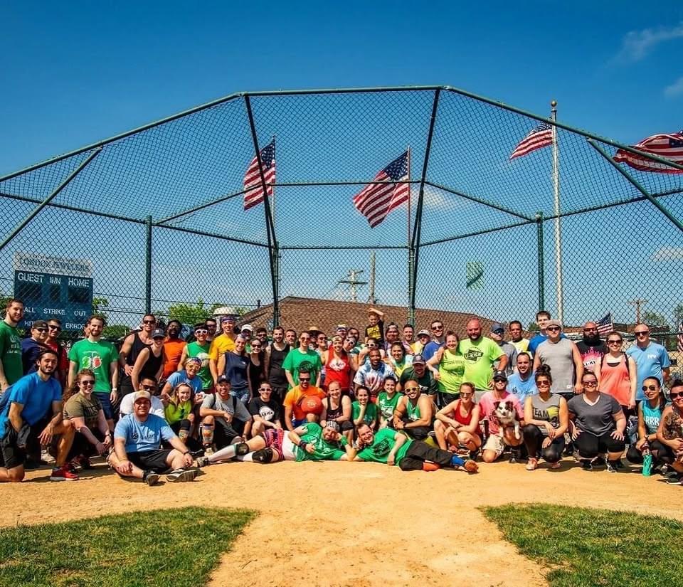 Coed Kickball on Long Island
